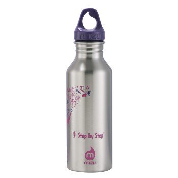 Edelstahl-Trinkflasche "Purple & Rose"